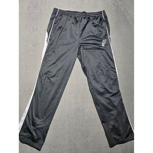 NBA San Antonio Spurs Track Pants Mens Large‎ Activewear Black White Stripe